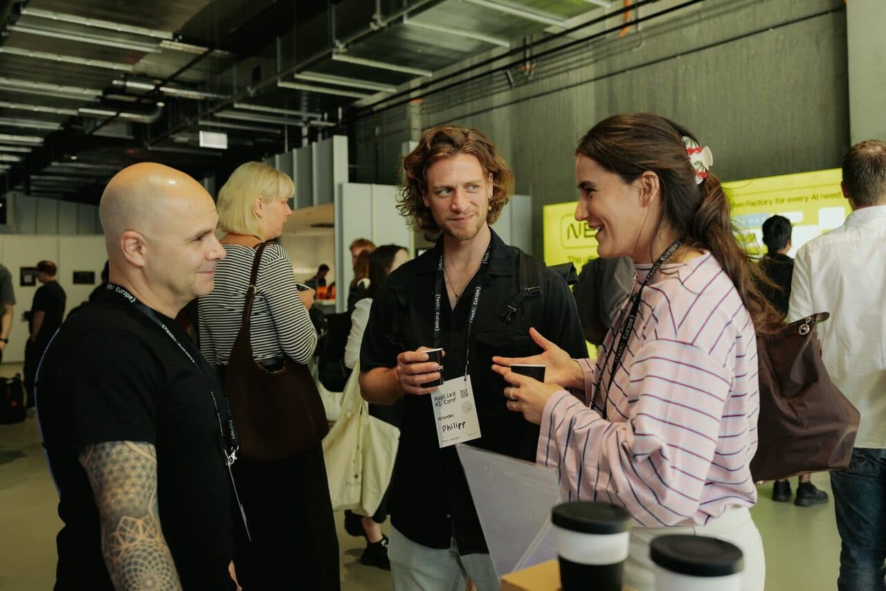 Attendees networking at Applied AI Conf 2026
