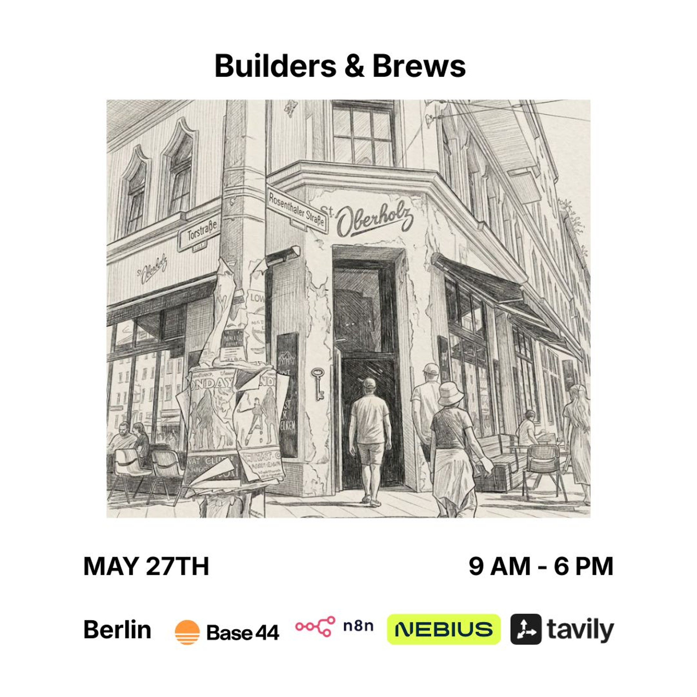 Builders & Brews Berlin — Pre-Event & Ticket Pickup